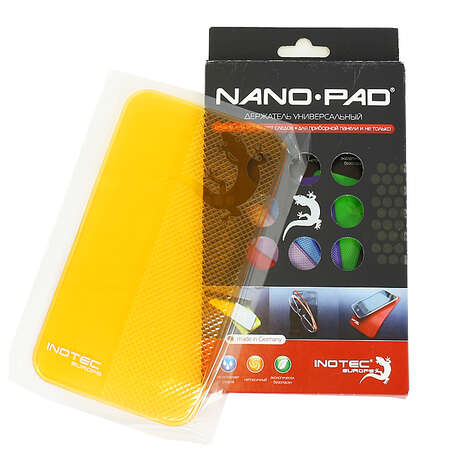 Антискользящий коврик в автомобиль Nano-Pad желтый