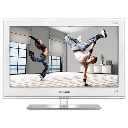 Телевизор 24" Hyundai H-LED24V8 1366x768 LED USB белый