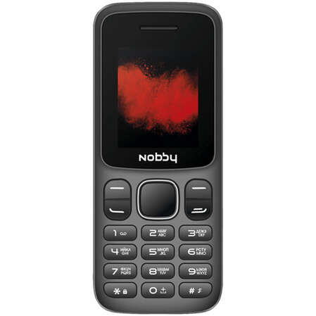 Мобильный телефон Nobby 100 Grey/Black