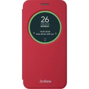 Чехол для Asus ZenFone 2 Laser ZE500KL/ZE500KG Asus View Flip Cover, красный 