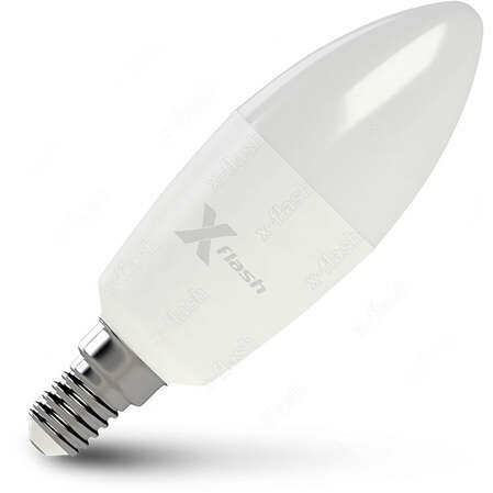 Светодиодная лампа X-flash C37 E14 9W 220V 3000K 48199