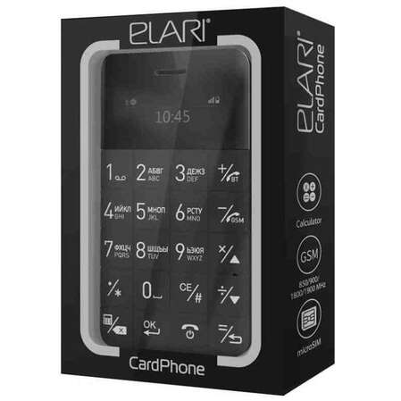 Мобильный телефон Elari CardPhone Black