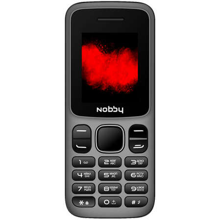 Мобильный телефон Nobby 101 Grey/Black