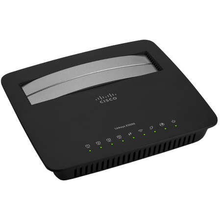 Беспроводной ADSL маршрутизатор Linksys X3500, 750 (300+450) Мбит/с, 2,4ГГц и 5ГГц, 4xGbLAN, 1xUSB2.0