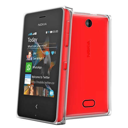Мобильный телефон Nokia Asha 500 Dual Sim Red