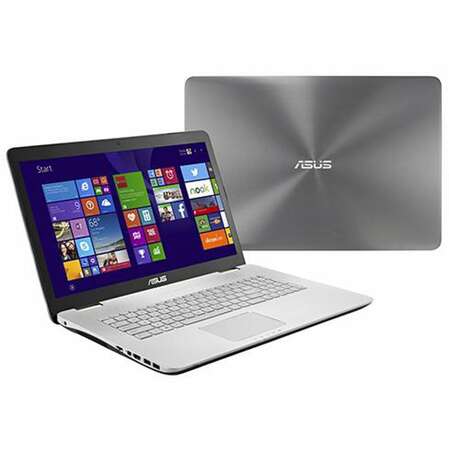 Ноутбук Asus N751Jk Core i5 4200/8GB/1Tb/NV 850 2GB/17"/Cam/Win8.1 Black 	