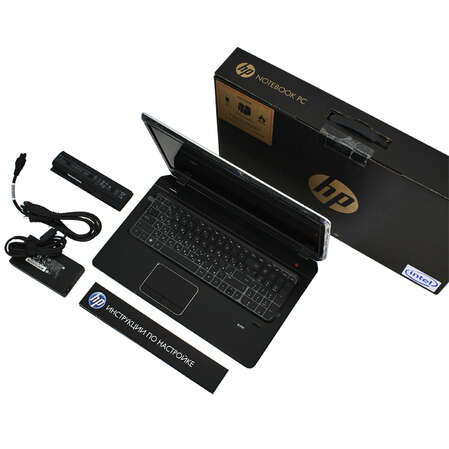 Ноутбук HP Pavilion dv7-7171er B3Q57EA Core i7 3610QM/8Gb/2TB/DVD/NV G630 2G/WiFi/BT/cam/17.3" HD+/Win7HP midnight black