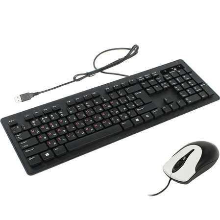 Клавиатура+мышь Genius SlimStar C115 USB Black