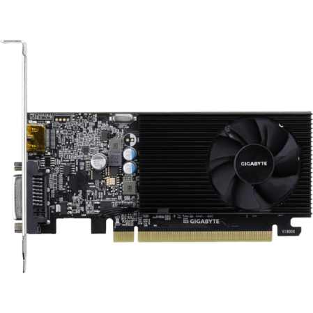 Видеокарта Gigabyte GeForce GT 1030 2048Mb, GT 1030 GV-N1030D4-2GL DVI-D, HDMI Ret