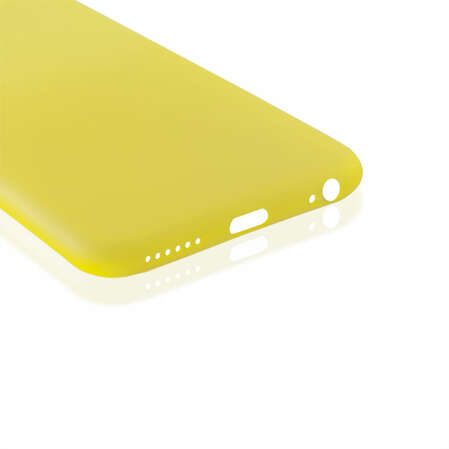 Чехол для iPhone 6 / iPhone 6s Brosco Super Slim, накладка, желтый
