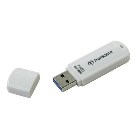 USB Flash накопитель 128GB Transcend JetFlash 730 (TS128GJF730) USB 3.0 Белый 