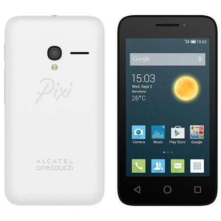 Смартфон Alcatel One Touch 4013D Pixi 3(4) White