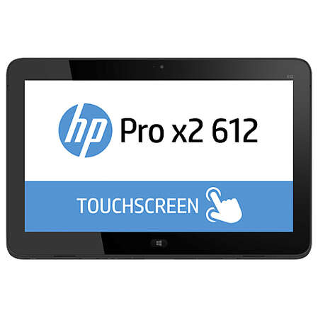 Ноутбук HP Pro X2 612 G1 12.5"(1366x768)/Touch/Intel Core i3 4012Y(1.5Ghz)/4096Mb/128SSDGb/noDVD/Cam/BT/WiFi/29.3WHr/war 1y/0.9 (1.86)kg/Metallic Grey/W8.1Pro