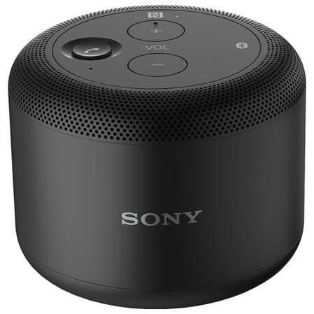 Портативная bluetooth-колонка Sony BSP10, черная c возможностью беспроводной зарядки Qi