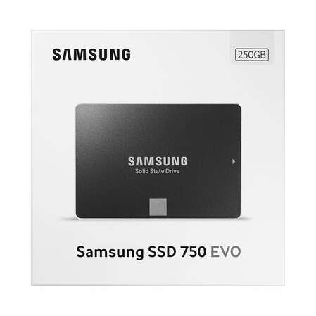 Внутренний SSD-накопитель 250Gb Samsung 750 Evo Series (MZ-750250BW) SATA3 2.5"