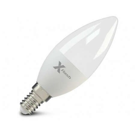 Светодиодная лампа X-flash C37 E14 6.5W 220V 4000K 47505