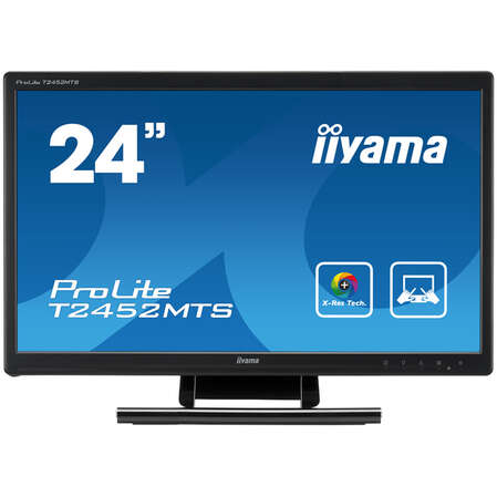 Монитор 24" Iiyama ProLite T2452MTS-B1 TN LED MultiTouch 1920x1080 2ms VGA DVI HDMI