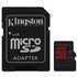 Micro SecureDigital 32Gb Kingston SDHC UHS-1 U3 class 10 (SDCA3/32GB) + SD адаптер