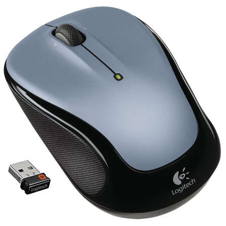 Мышь Logitech M325 Wireless Mouse Light Silver USB 910-002335
