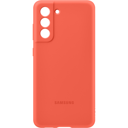 Чехол для Samsung Galaxy S21 FE Silicone Cover оранжевый