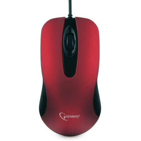 Мышь Gembird MOP-400-R Optical Red USB