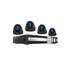 Комплект видеонаблюдения Ginzzu HS-D04KHW, 4 купольных камеры 700TVL, 1 гибридный регистратор 960H, кабели, БП