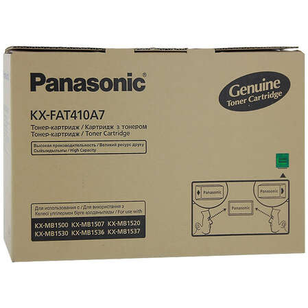 Картридж Panasonic KX-FAT410A для KX-MB1500/1520RU (2500 стр.)
