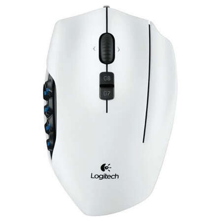 Мышь Logitech G600 Laser Gaming Mouse White USB 910-003629