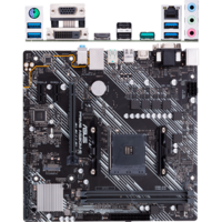 Материнская плата ASUS Prime A520M-E A520 Socket AM4 2xDDR4, 4xSATA3, RAID, 1xM.2, 1xPCI-E16x, 5xUSB3.2, D-Sub, DVI-D, HDMI, Glan, mATX