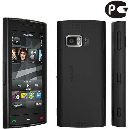 Смартфон Nokia X6 16Gb black Navi