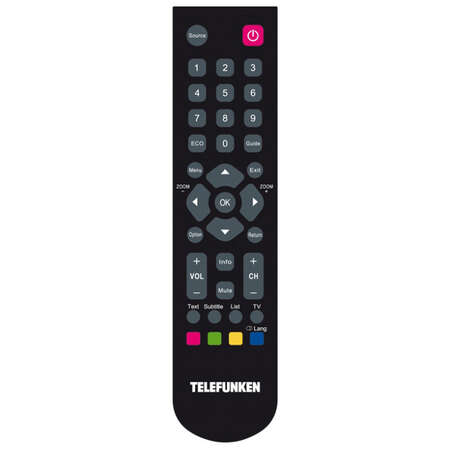 Телевизор 24" Telefunken TF-LED24S29T2 1366x768 (HD 1366x768, USB, HDMI) черный