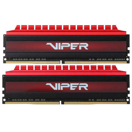 Модуль памяти DIMM 16Gb 2х8Gb DDR4 PC22400 2800MHz Patriot Viper 4 Series XMP (PV416G280C6K)