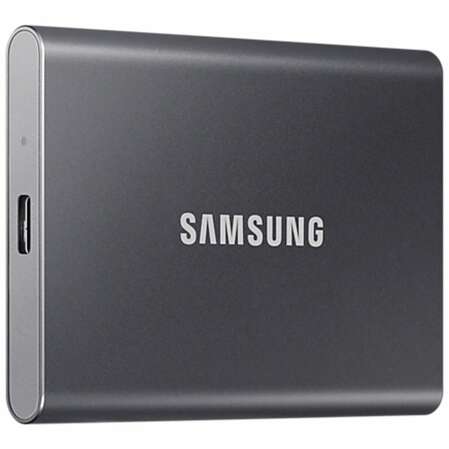 Внешний SSD-накопитель 2Tb Samsung T7 MU-PC2T0T/WW (SSD) USB 3.2 Type C Серый