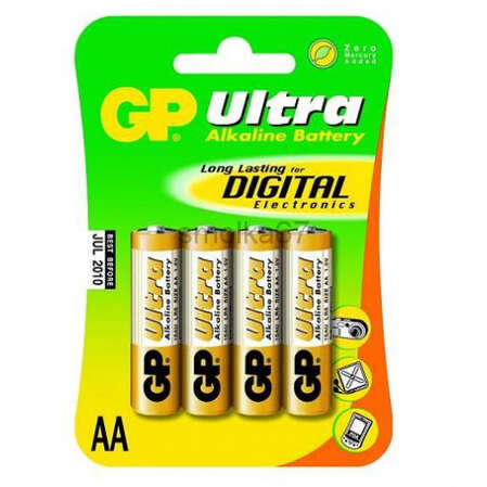 Батарейки GP 15AU-2CR4 Ultra Alkaline AA 4шт