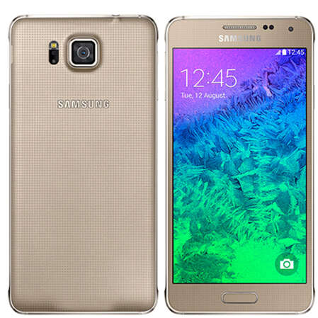 Смартфон Samsung G850F Galaxy Alpha Gold
