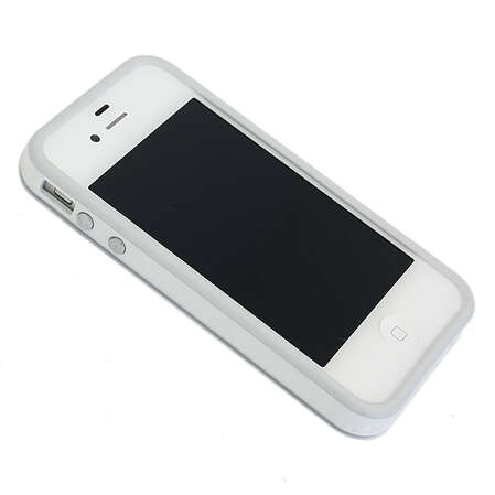 Бампер для iPhone 4 /iPhone 4S Bagspace бампер белый