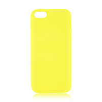 Чехол для Apple iPhone 5\5S\SE Brosco Colourful, накладка, желтый