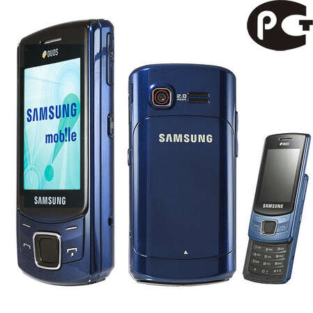 Смартфон Samsung C6112 omega blue (голубой)