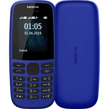 Мобильный телефон Nokia 105 Dual Sim (TA-1174) Blue
