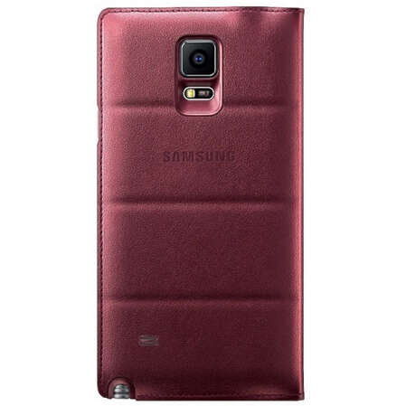 Чехол для Samsung Galaxy Note 4 N9100 Samsung Flip Wallet бордовый