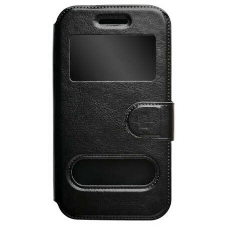 Чехол для мобильного телефона SkinBox silicone slide case размер 4.5", черный