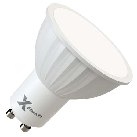 Светодиодная лампа LED лампа X-flash MR16 GU10 4W, 220V 46089 желтый свет, матовая