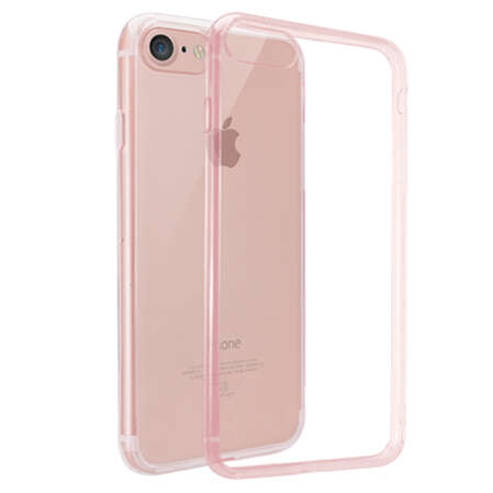 Чехол для iPhone 7 Ozaki O!coat Crystal прозрачный-розовый