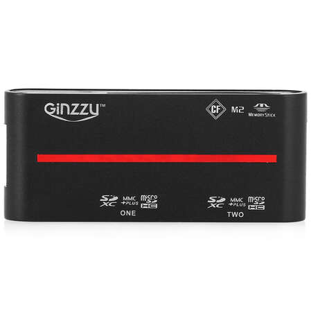 Card Reader внешний GiNZZU, (GR-326B) USB3.0 Черный