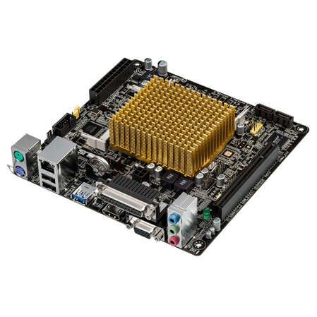 Материнская плата ASUS J1800I-A Intel Celeron J1800 (2.41 GHz), 2xDDR3L SODIMM, 1xUSB3.0, HDMI, GLan, mini-ITX Ret