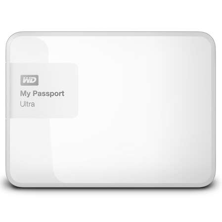 Внешний жесткий диск 2.5" 1000Gb WD My Passport Ultra WDBDDE0010BWT-EEUE USB3.0 Белый