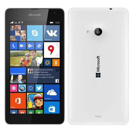 Смартфон Microsoft Lumia 535 Dual Sim White