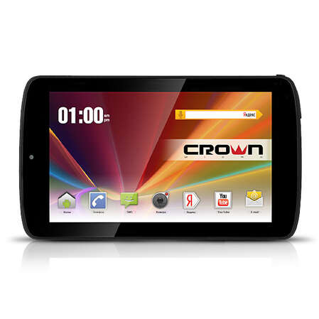 Планшет Crown B768 Allwinner A20 Cortex A7 1,0Ггц/1Гб/8Гб/7" 1024*600/WiFi/Android 4.2/silver