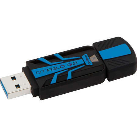 USB Flash накопитель 64GB Kingston Data Traveler R30 Gen.2 (DTR30G2/64GB) Black/Blue USB3.0