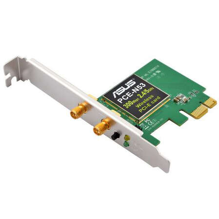 Сетевая карта ASUS PCE-N53 802.11n Wireless LAN PCI-Ex1 Adapter